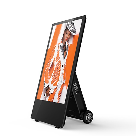 Digital Signage for Retail: Portable Battery powered display