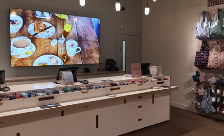 Digital Signage for retail: videowall
